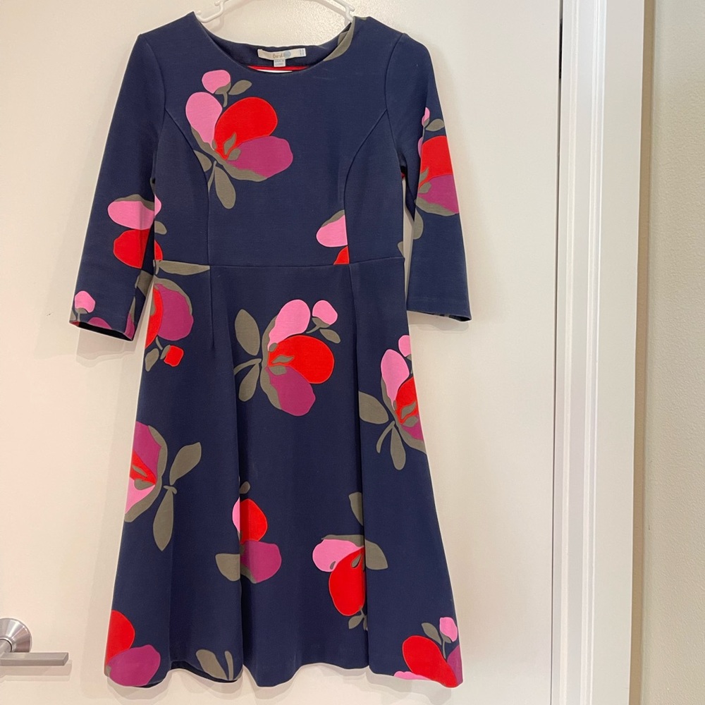 Boden floral fit and flare dress